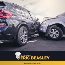 Two cars involved in a t-bone accident in Nashville, TN